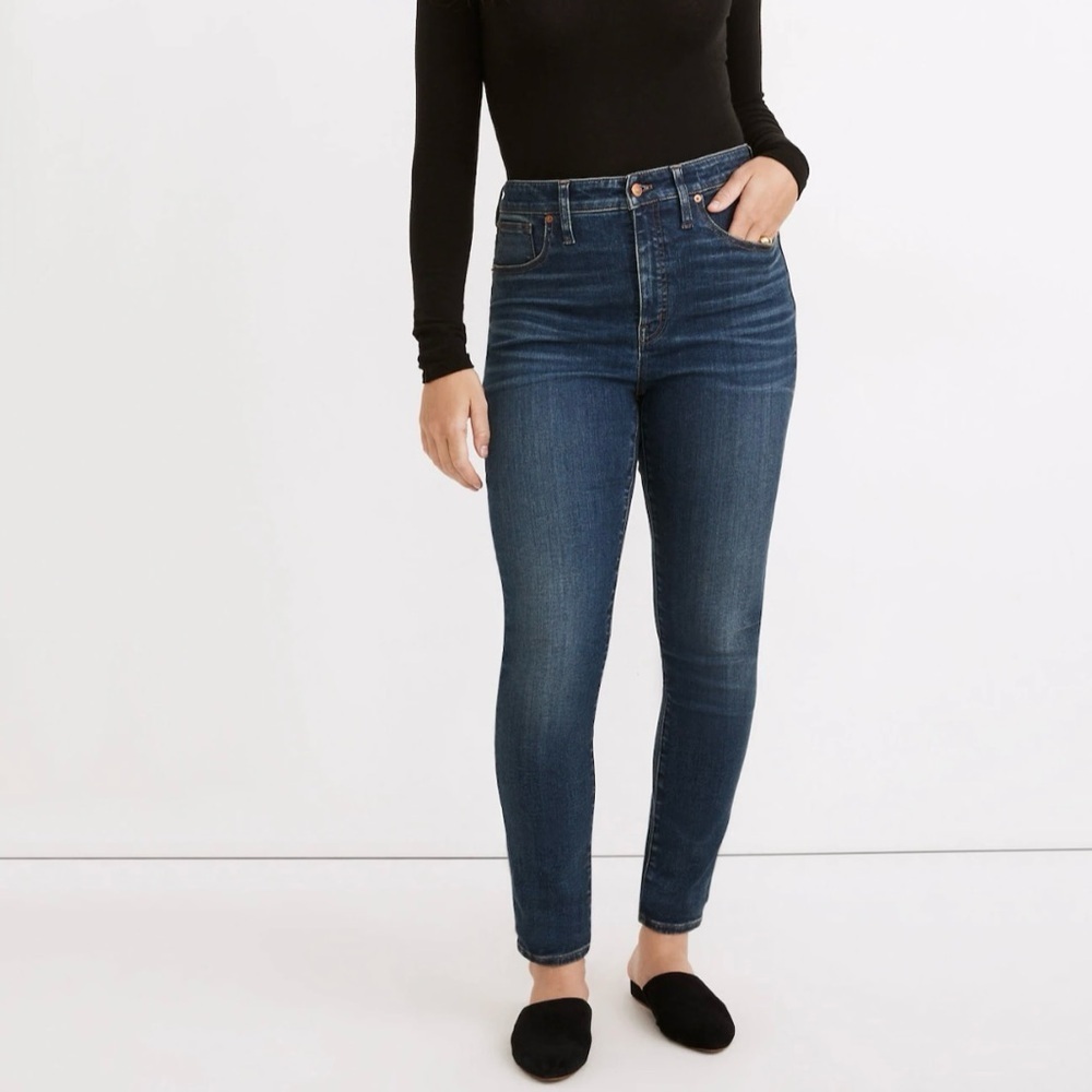 Madewell Curvy High-Rise Skinny Jeans in Lanette Wash